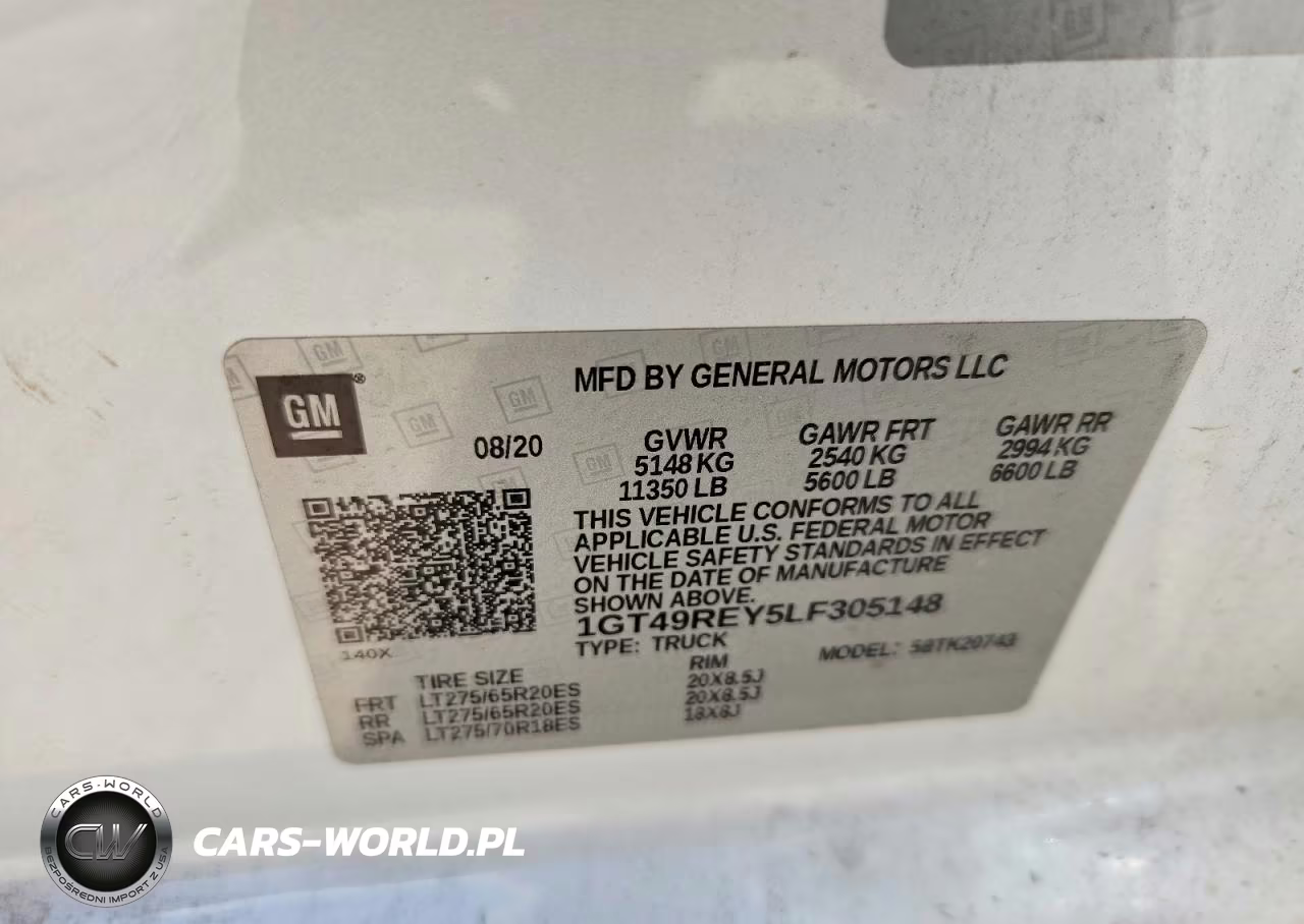 2020 GMC Sierra K2500 Denali VIN:1GT49REY5LF305148 - 12