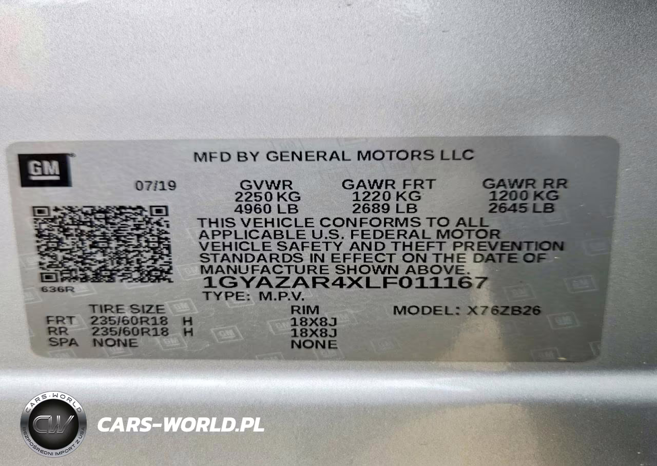 2020 Cadillac Xt4 Luxury VIN:1GYAZAR4XLF011167 - 13