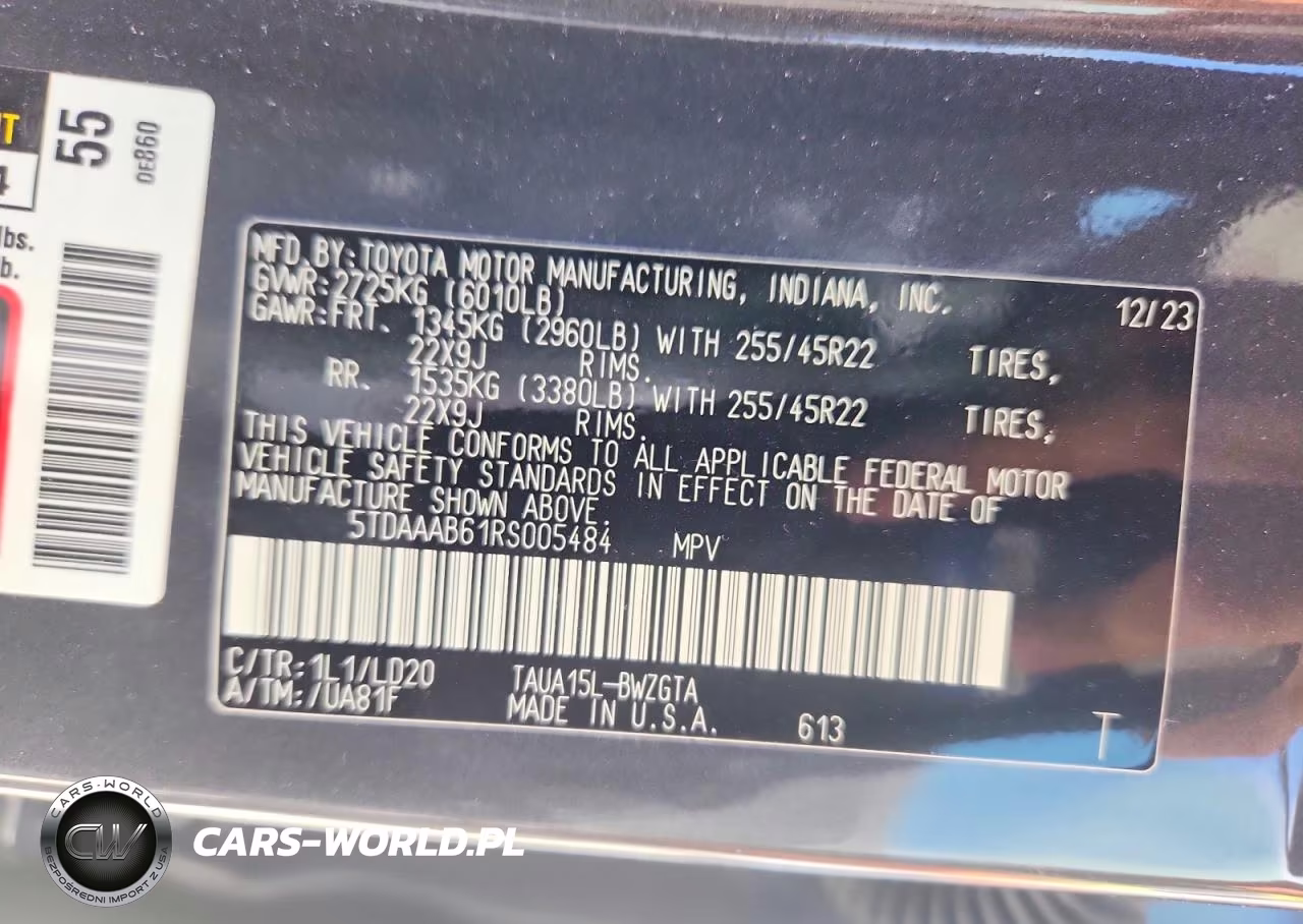 2024 Lexus Tx 350 Luxury VIN:5TDAAAB61RS005484 - 13
