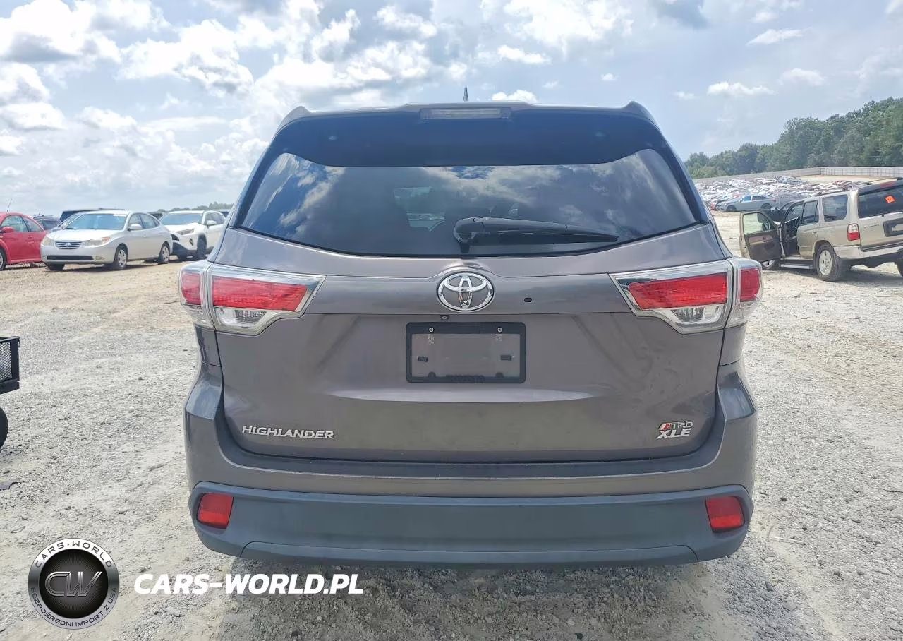 2014 Toyota Highlander Xle VIN:5TDKKRFH9ES022328 - 6