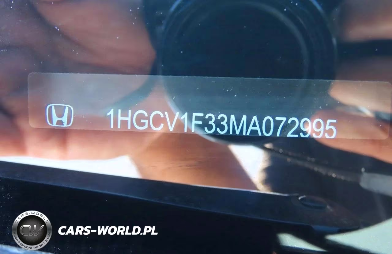 2021 Honda Accord Sport VIN:1HGCV1F33MA072995 - 10