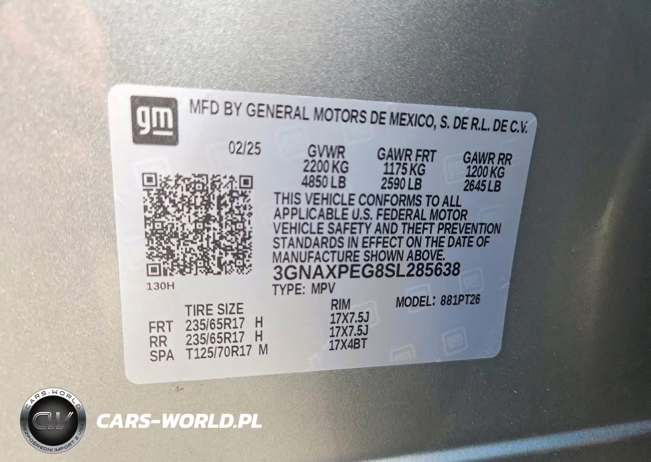 2025 Chevrolet Equinox Lt VIN:3GNAXPEG8SL285638 - 13
