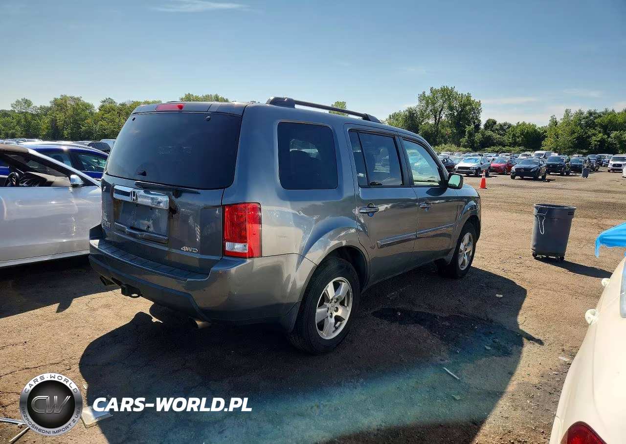 2011 Honda Pilot Exl VIN:5FNYF4H57BB049399 - 3