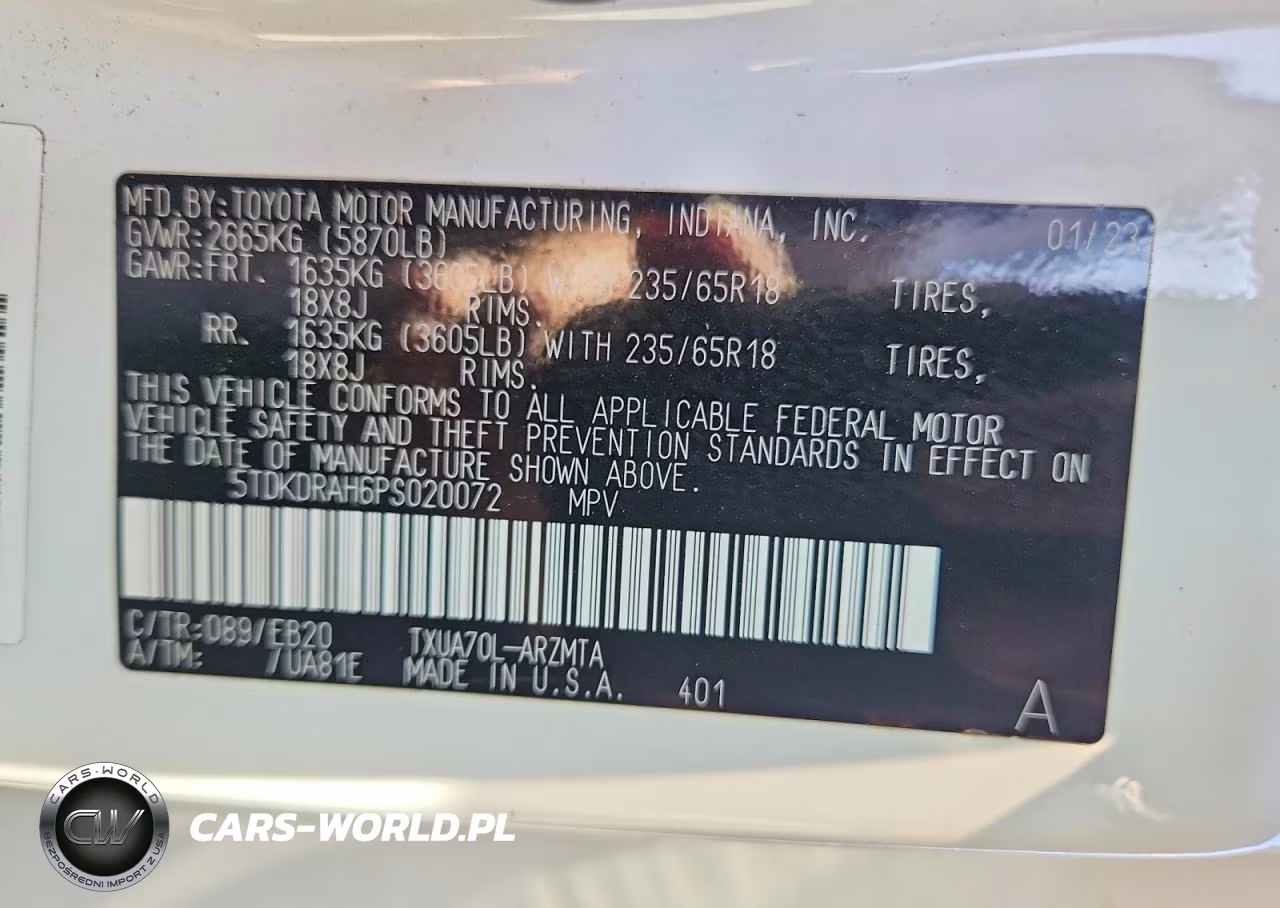2023 Toyota Highlander VIN:5TDKDRAH6PS020072 - 13