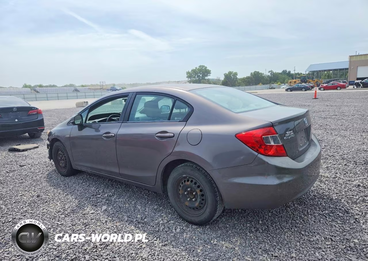 2012 Honda Civic Lx VIN:19XFB2F55CE088347 - 2