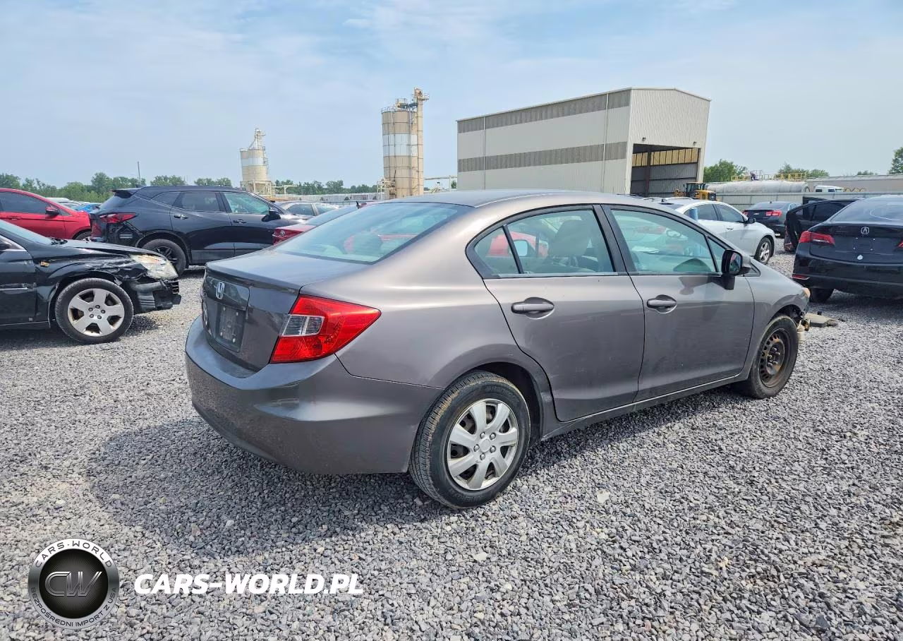 2012 Honda Civic Lx VIN:19XFB2F55CE088347 - 3