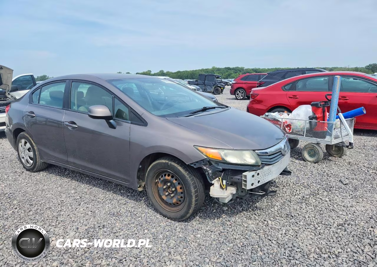 2012 Honda Civic Lx VIN:19XFB2F55CE088347 - 4