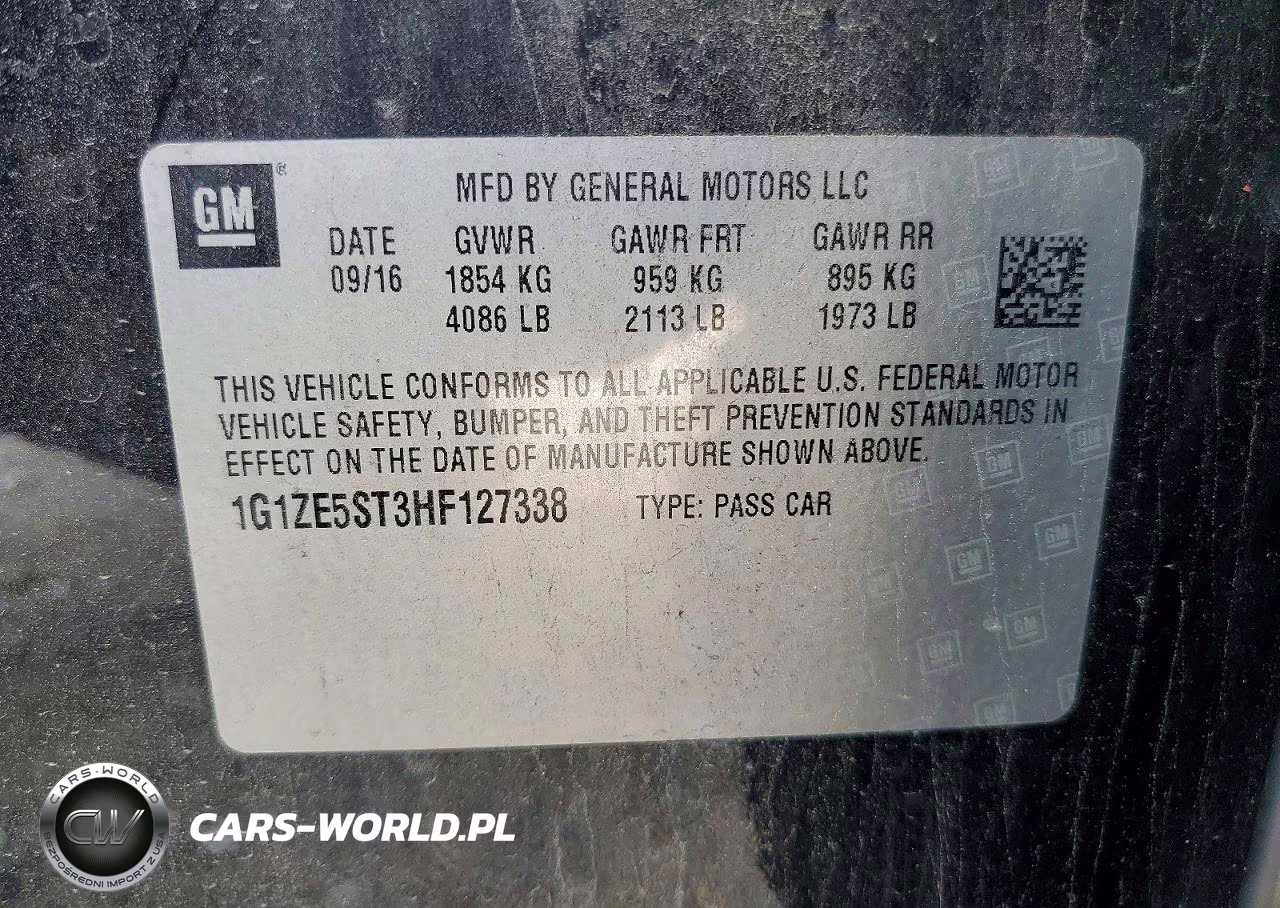 2017 Chevrolet Malibu Lt VIN:1G1ZE5ST3HF127338 - 13