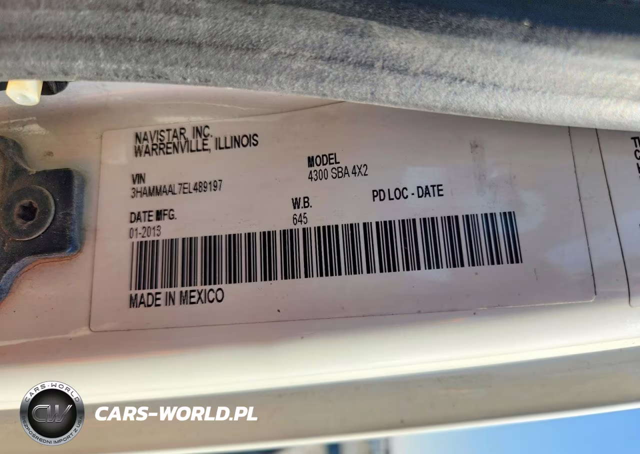 2014 International 4000 4300 - Delivery Truck VIN:3HAMMAAL7EL489197 - 11