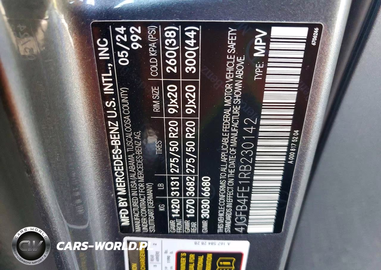 2024 Mercedes-Benz Gle 350 4Matic VIN:4JGFB4FE1RB230142 - 14
