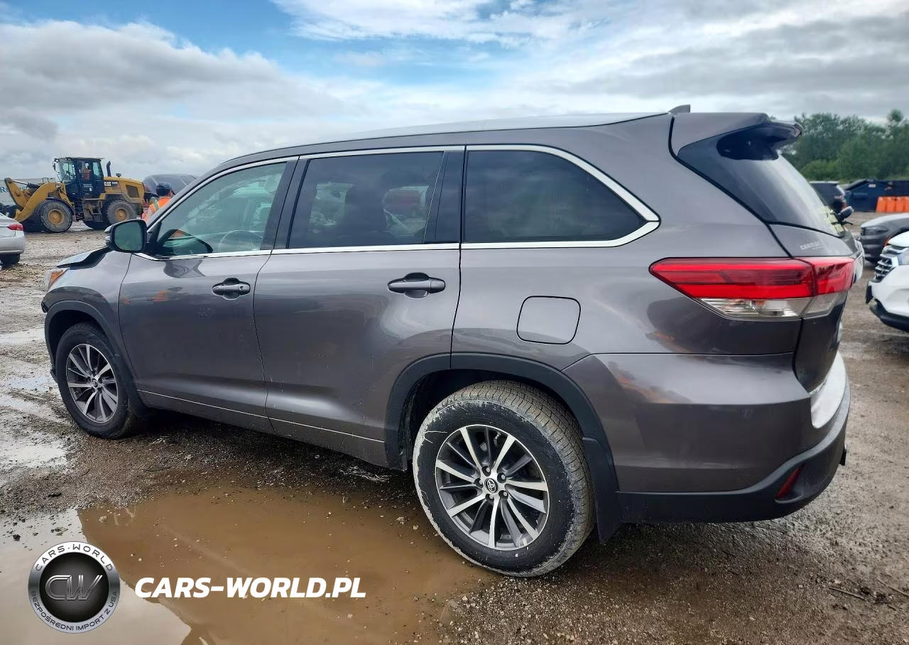 2018 Toyota Highlander Xle VIN:5TDJZRFH3JS531235 - 2