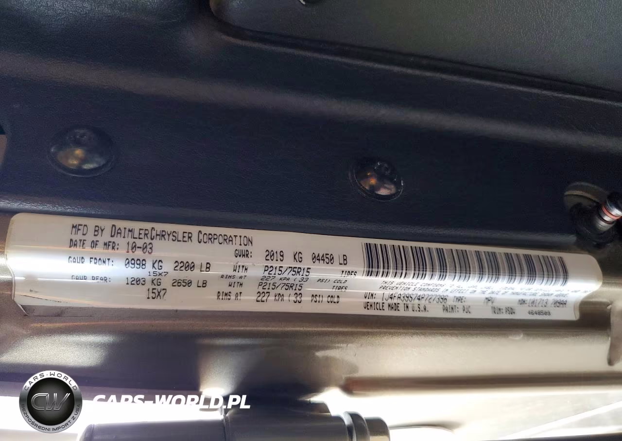 2004 Jeep Wrangler X VIN:1J4FA39S74P727396 - 12