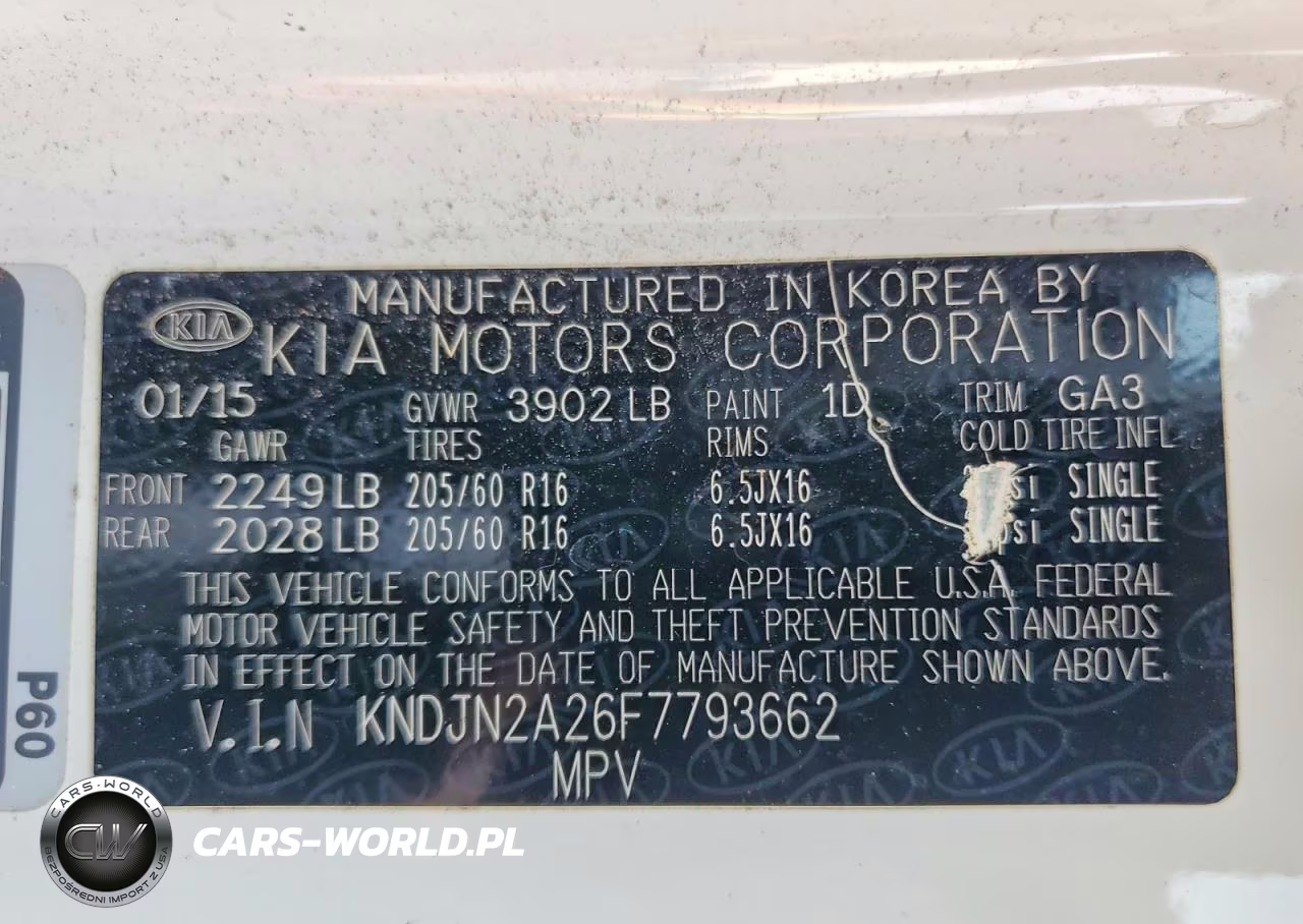 2015 Kia Soul Base VIN:KNDJN2A26F7793662 - 13