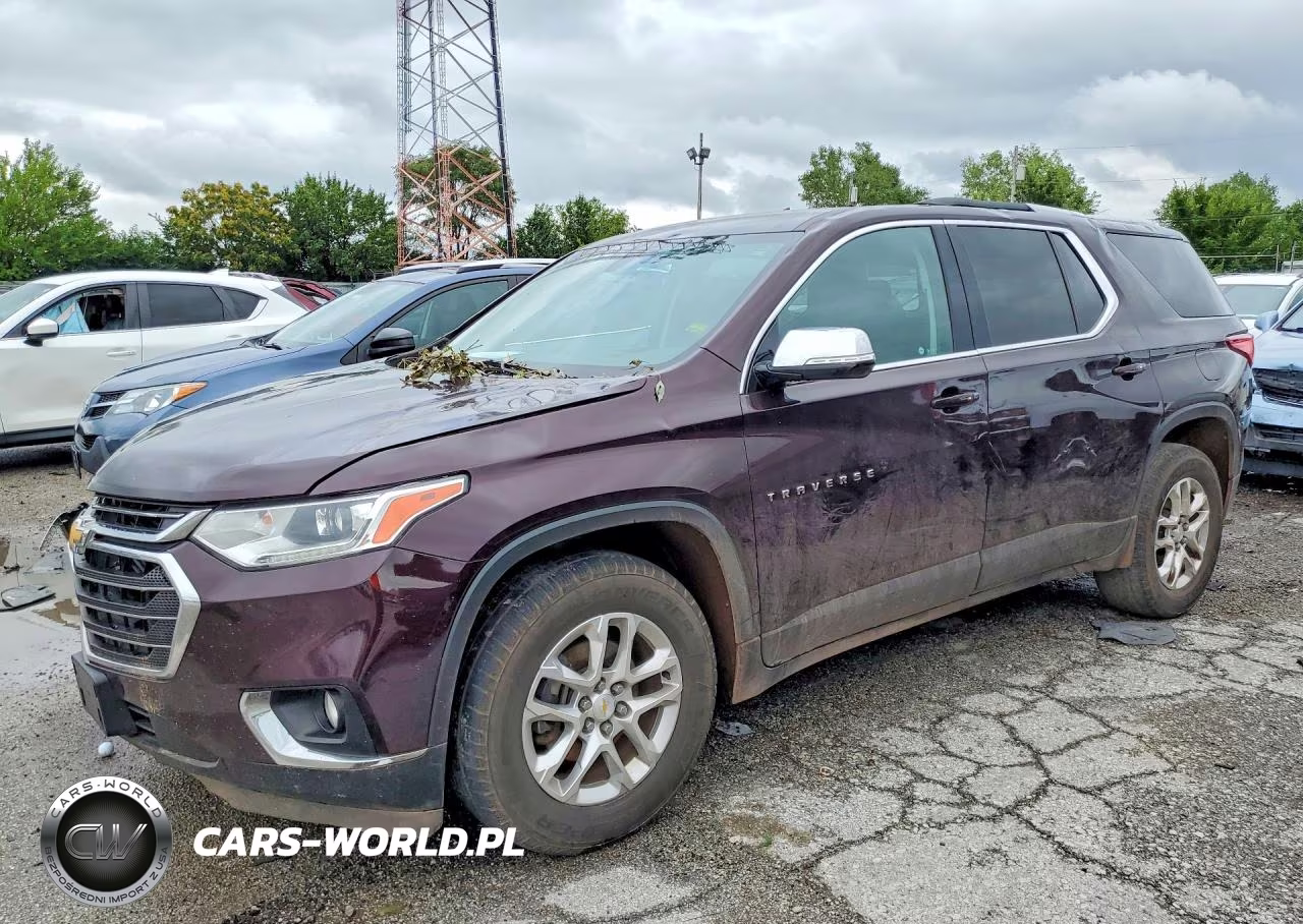 2018 Chevrolet Traverse Lt VIN:1GNEVGKW9JJ167185 - 1