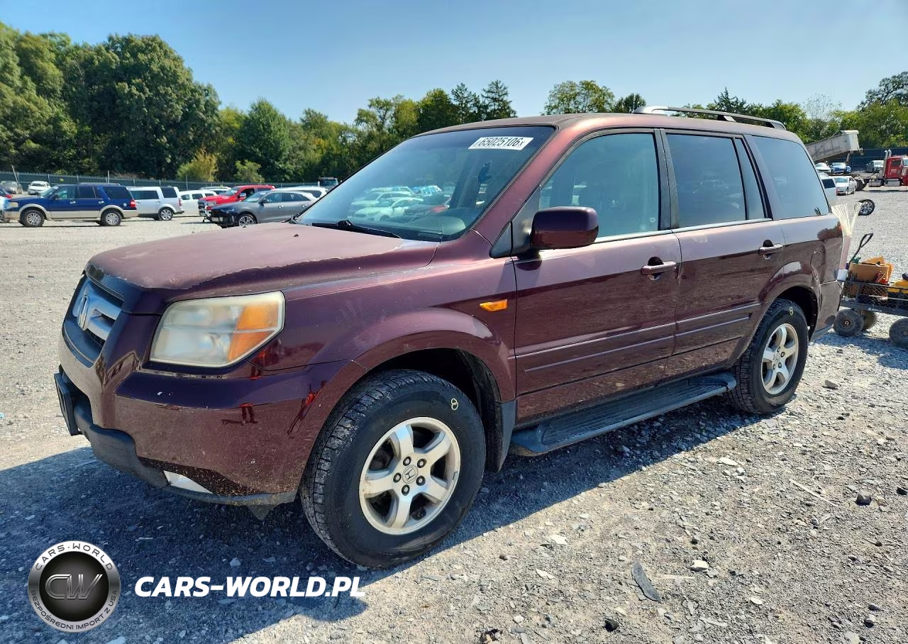 2008 Honda Pilot Exl VIN:5FNYF28778B011430 - 1
