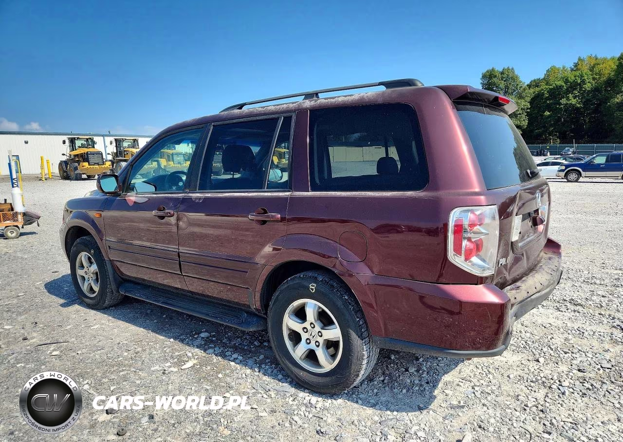 2008 Honda Pilot Exl VIN:5FNYF28778B011430 - 2
