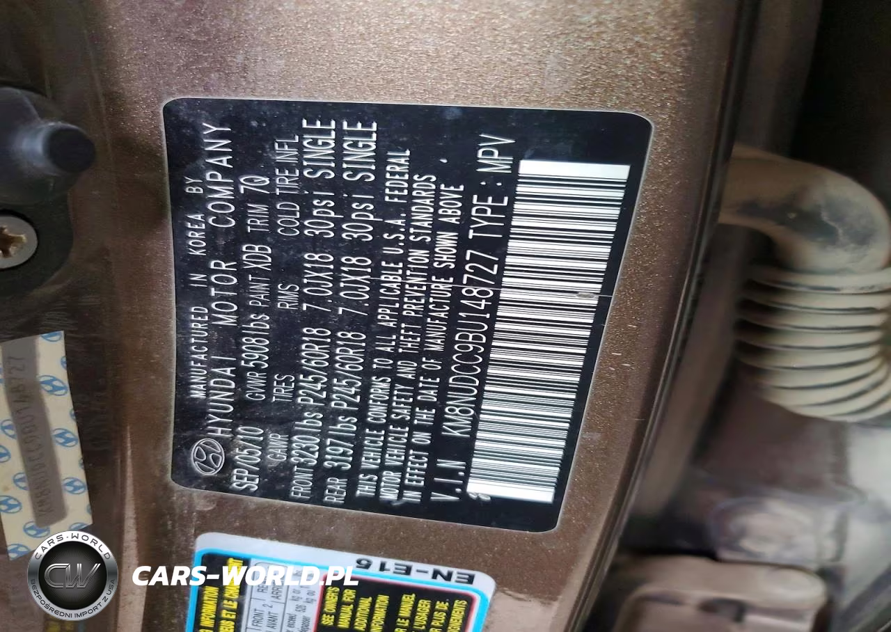 2011 Hyundai Veracruz Limited VIN:KM8NUDCC9BU148727 - 13
