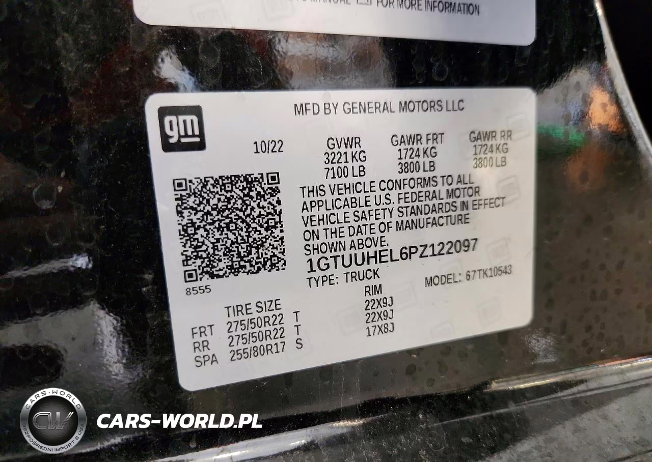 2023 GMC Sierra K1500 Denali Ultimate VIN:1GTUUHEL6PZ122097 - 12