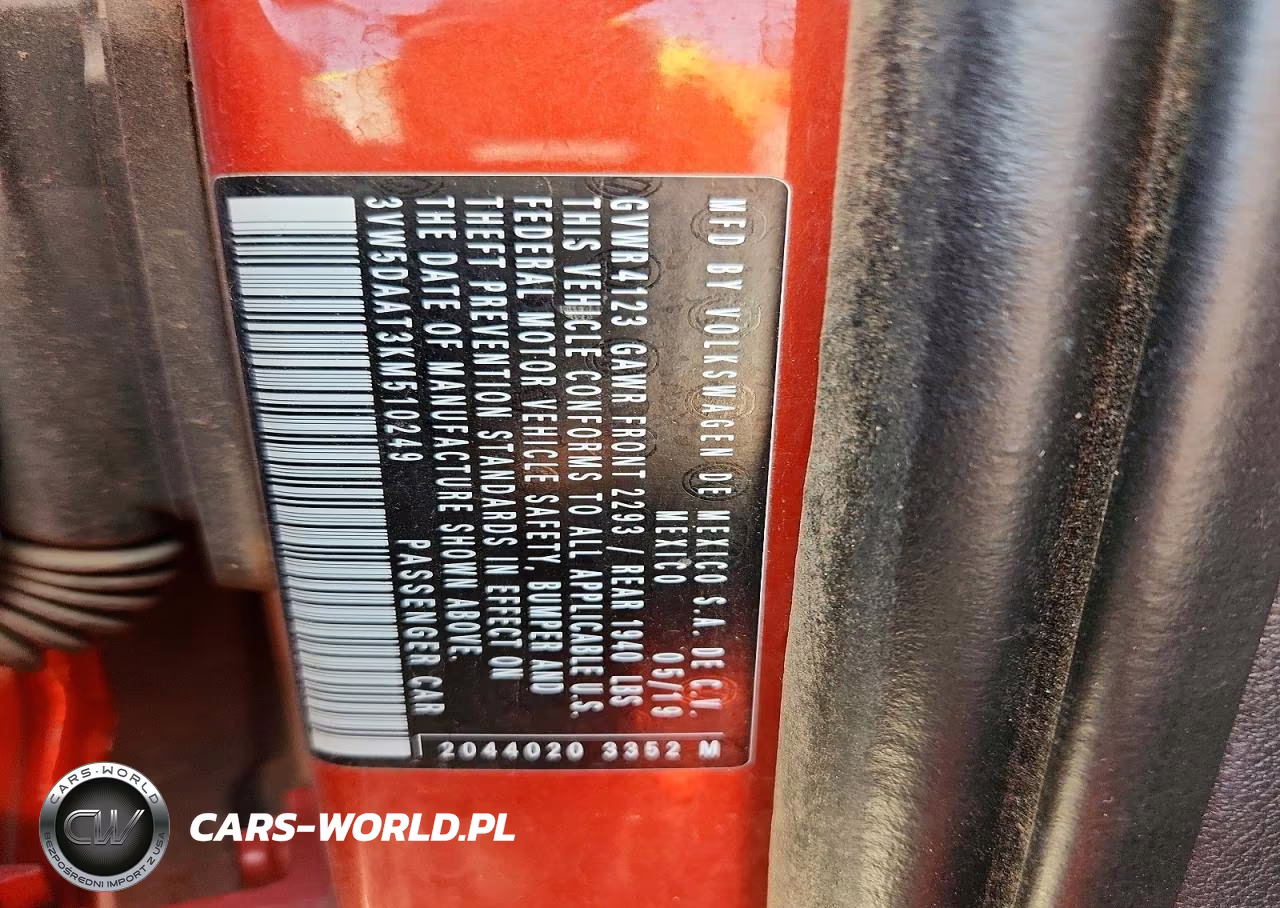 2019 Volkswagen Beetle S VIN:3VW5DAAT3KM510249 - 12