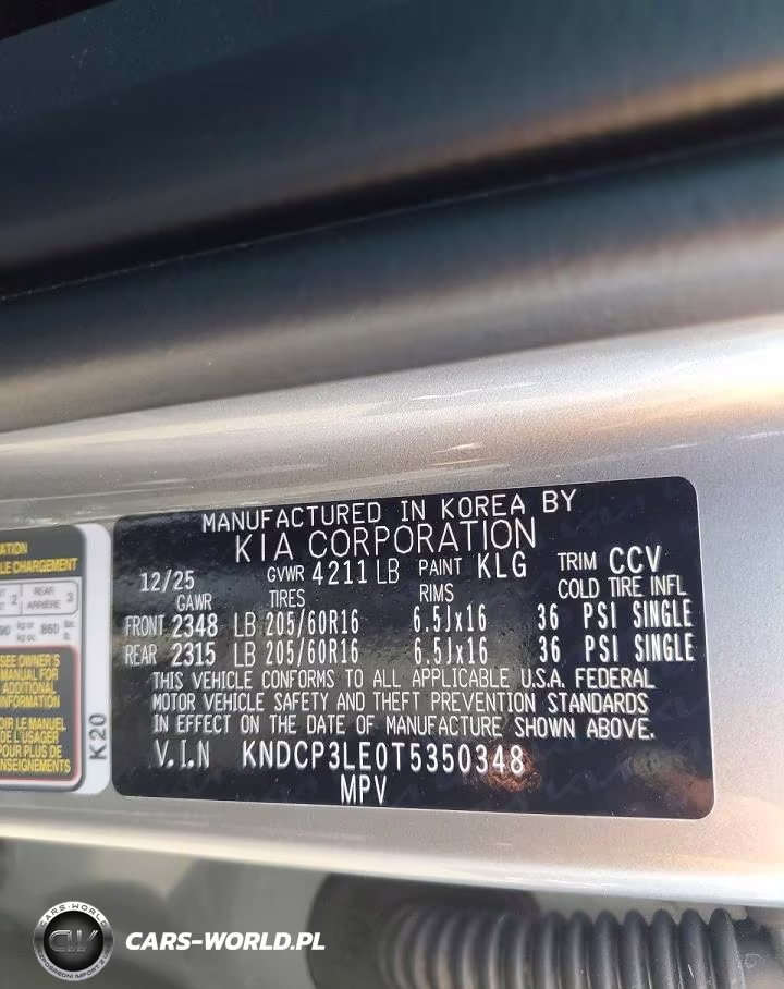 2026 Kia Niro Lx VIN:KNDCP3LE0T5350348 - 13
