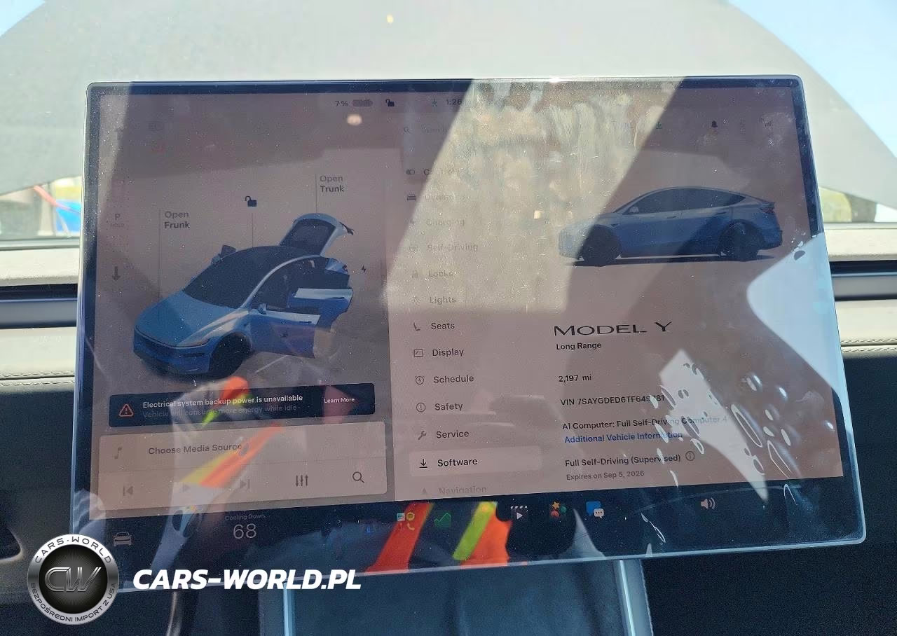 2026 Tesla Model Y VIN:7SAYGDED6TF649781 - 9