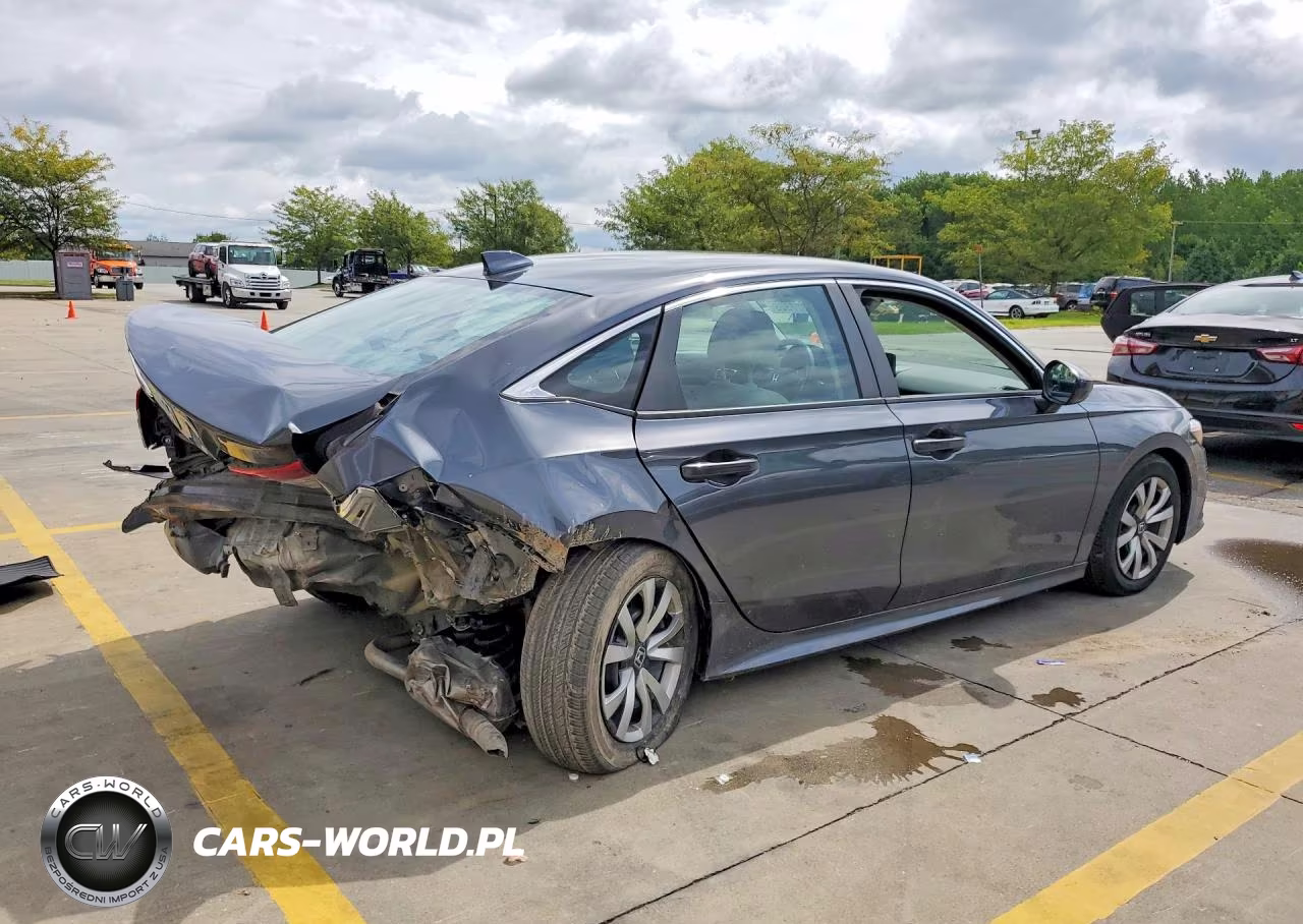 2022 Honda Civic Lx VIN:2HGFE2F25NH589941 - 3