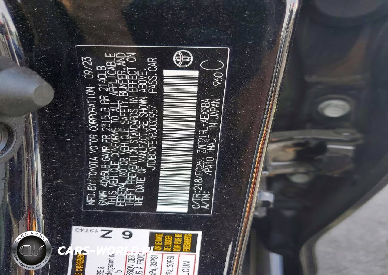 2024 Toyota Corolla Hybrid Se VIN:JTDBCMFE7R3030957 - 13