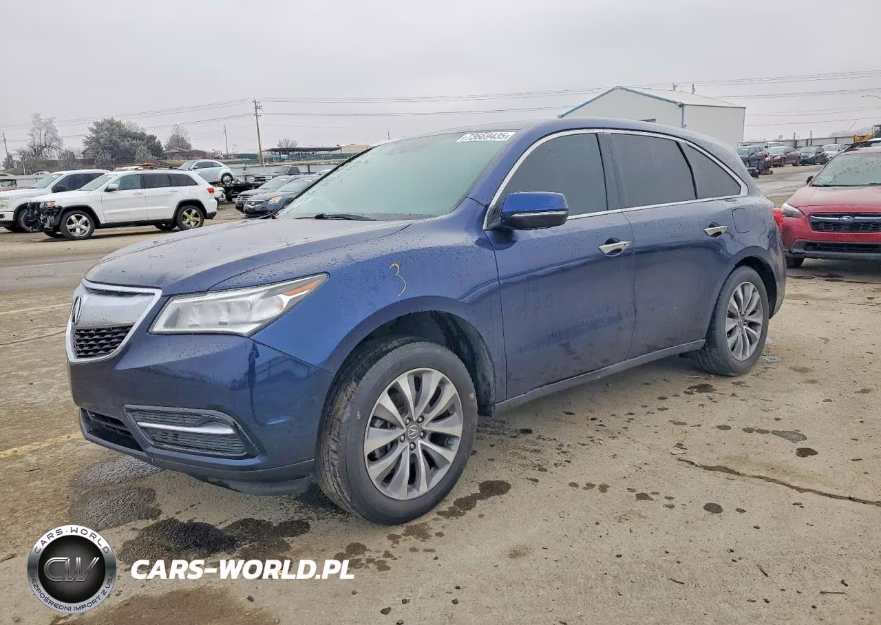 2015 Acura Mdx Technology VIN:5FRYD4H45FB020212 - 1