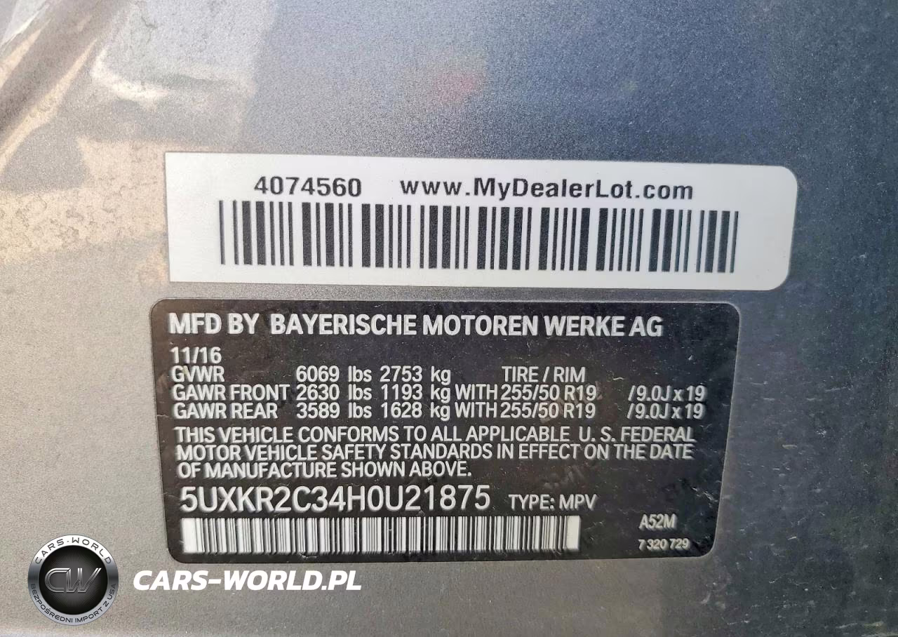 2017 BMW X5 Sdrive35I VIN:5UXKR2C34H0U21875 - 13
