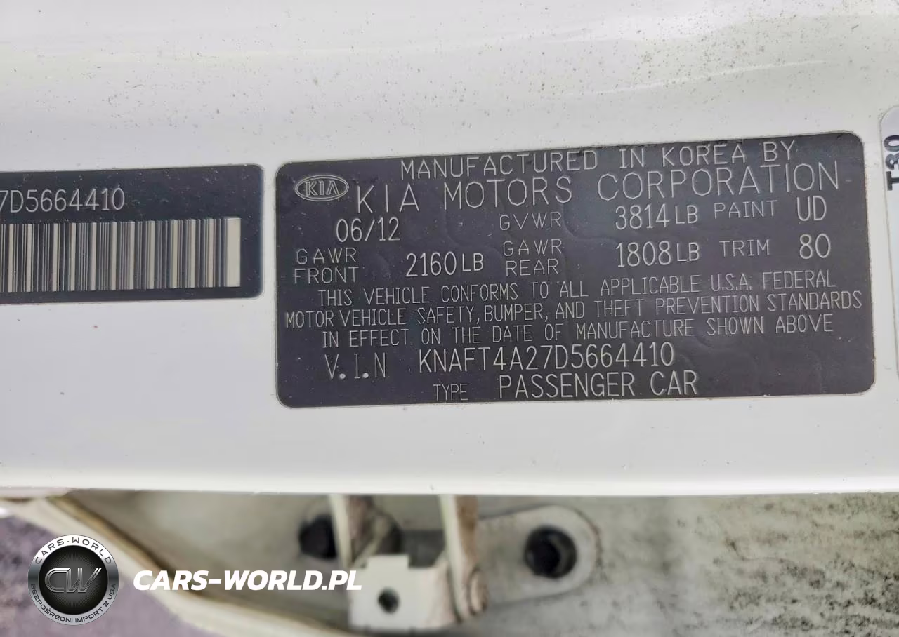2013 Kia Forte Lx VIN:KNAFT4A27D5664410 - 12