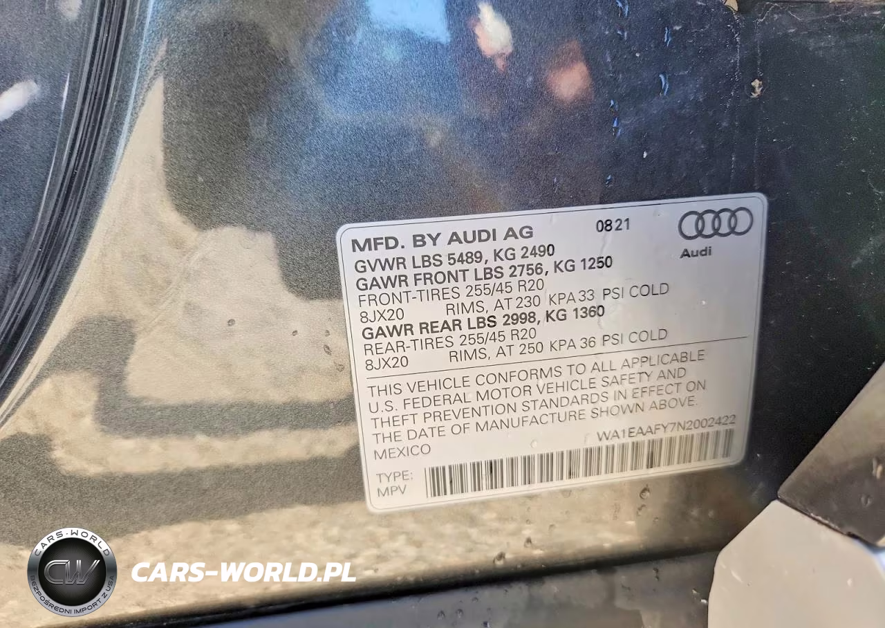 2022 Audi Q5 Premium Plus 45 VIN:WA1EAAFY7N2002422 - 12