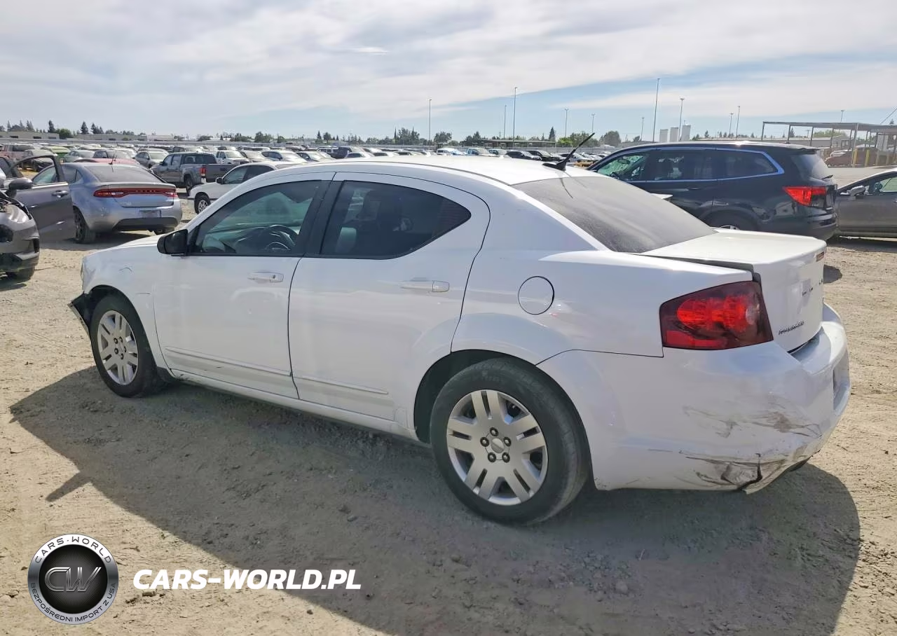 2012 Dodge Avenger Se VIN:1C3CDZAG9CN309642 - 2