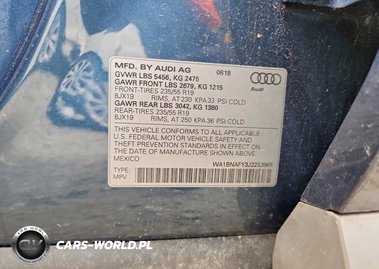 2018 Audi Q5 Premium Plus VIN:WA1BNAFY3J2233965 - 13