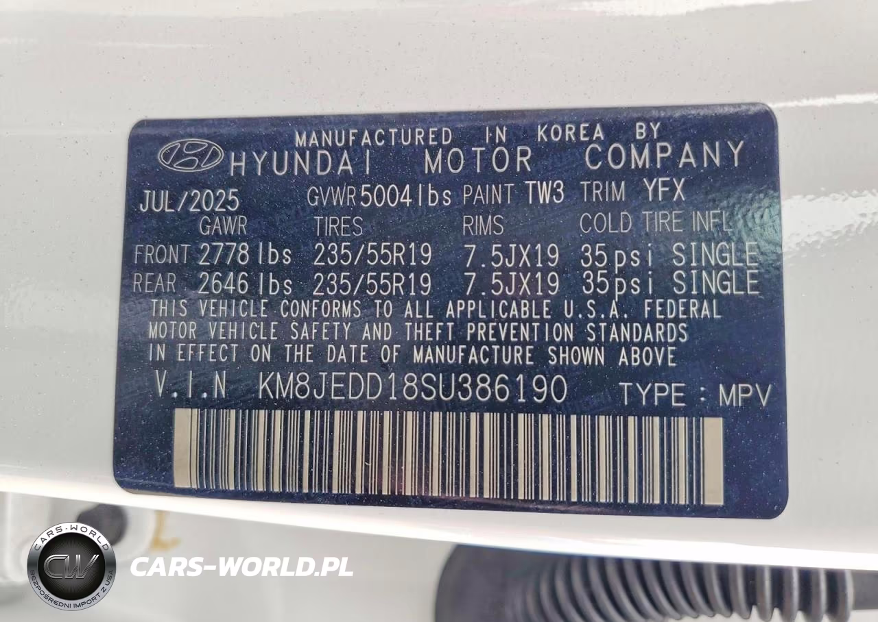 2025 Hyundai Tucson Limited VIN:KM8JEDD18SU386190 - 13
