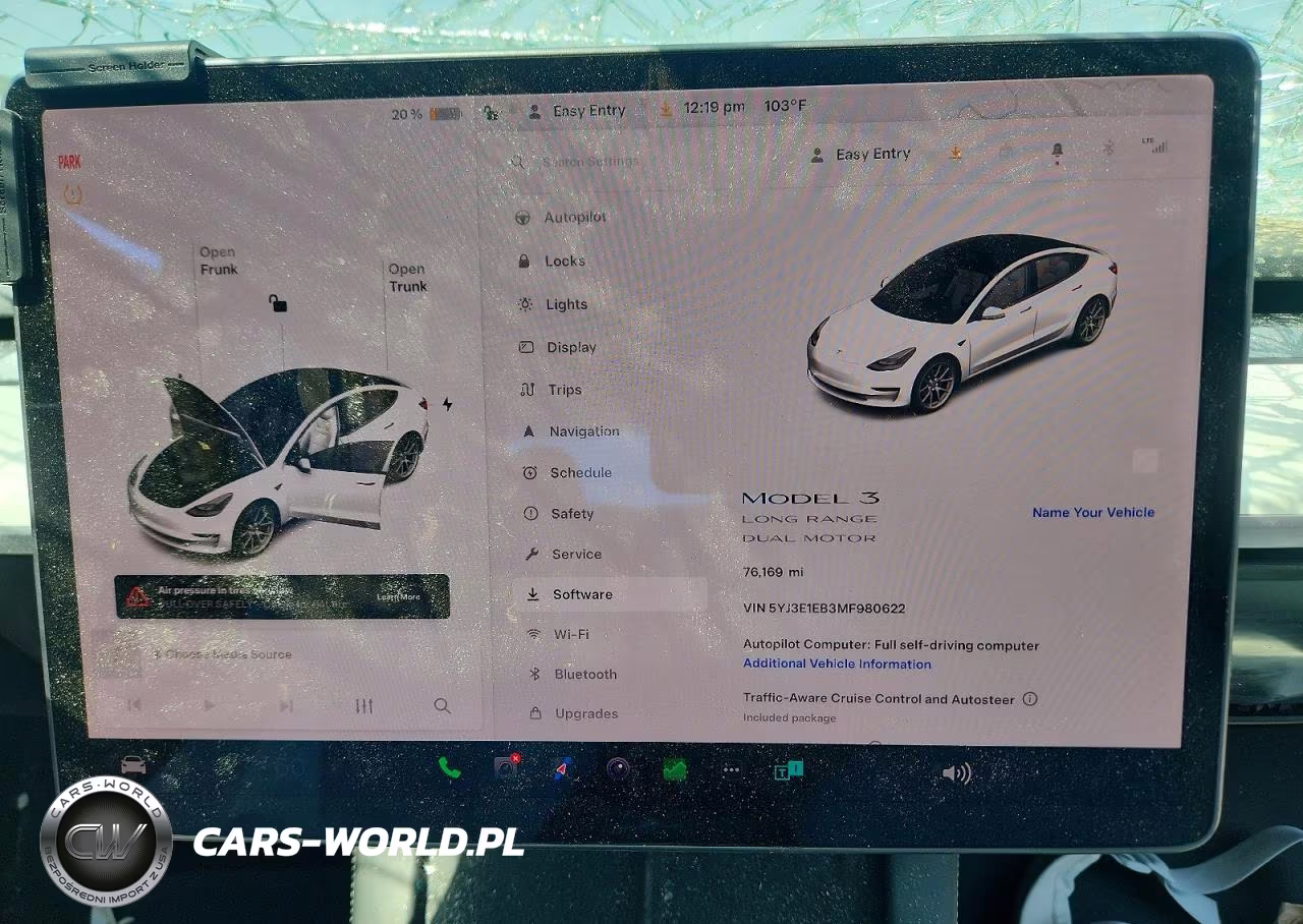 2021 Tesla Model 3 VIN:5YJ3E1EB3MF980622 - 9