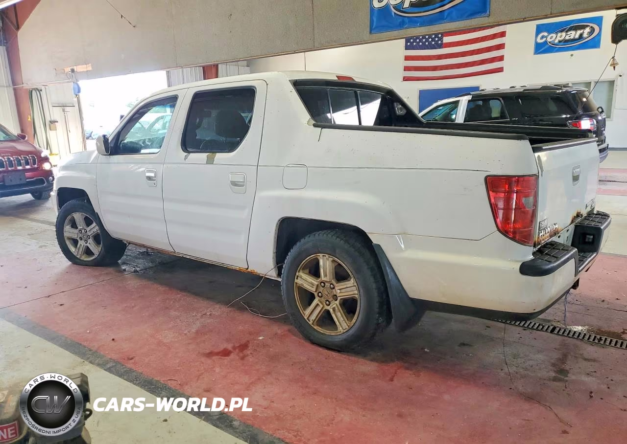 2011 Honda Ridgeline Rtl VIN:5FPYK1F50BB004440 - 2