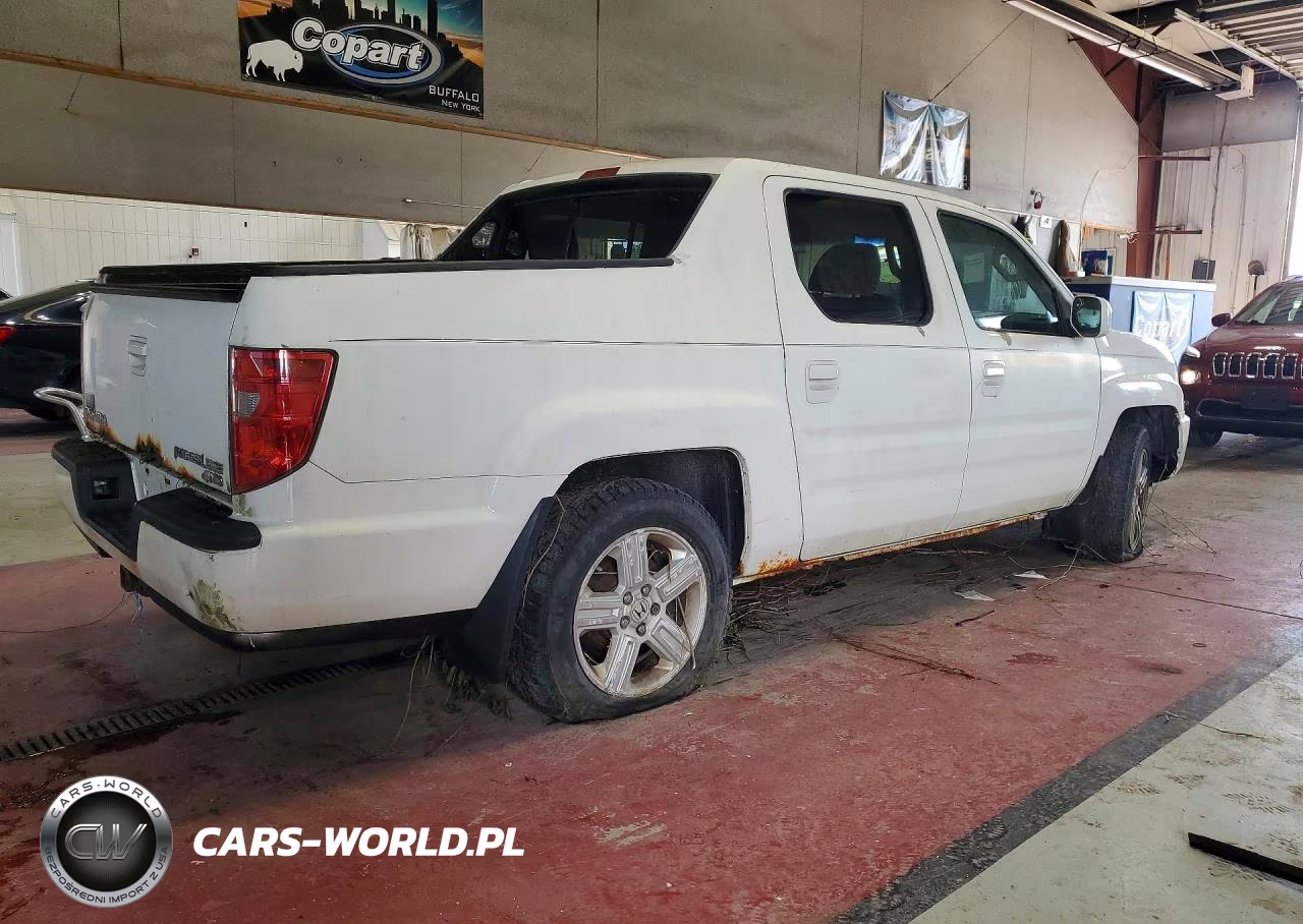 2011 Honda Ridgeline Rtl VIN:5FPYK1F50BB004440 - 3