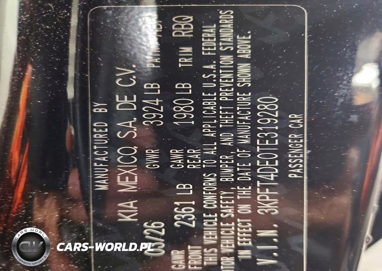 2026 Kia K4 Lxs VIN:3KPFT4DE0TE319280 - 12