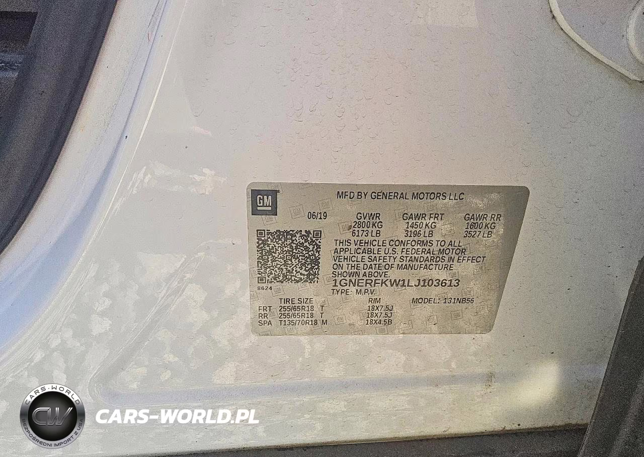 2020 Chevrolet Traverse Ls VIN:1GNERFKW1LJ103613 - 13