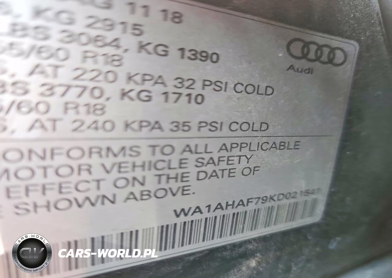 2019 Audi Q7 Premium VIN:WA1AHAF79KD021541 - 13