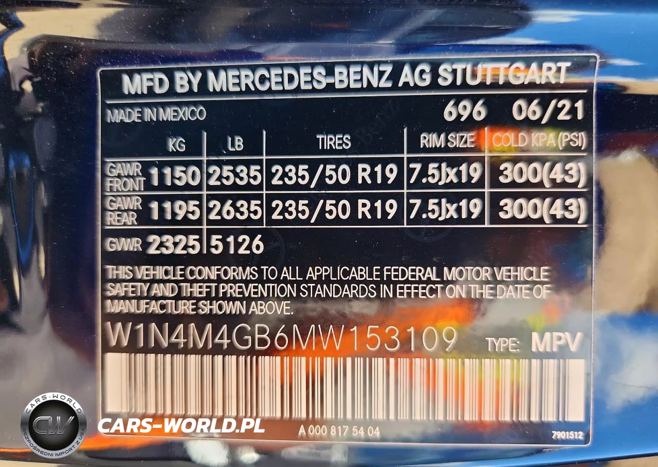 2021 Mercedes-Benz Glb 250 VIN:W1N4M4GB6MW153109 - 14