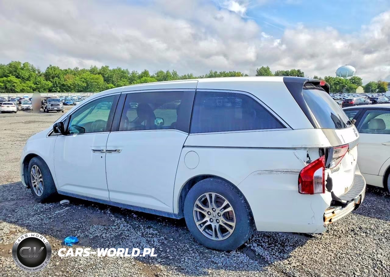 2012 Honda Odyssey Exl VIN:5FNRL5H64CB001775 - 2