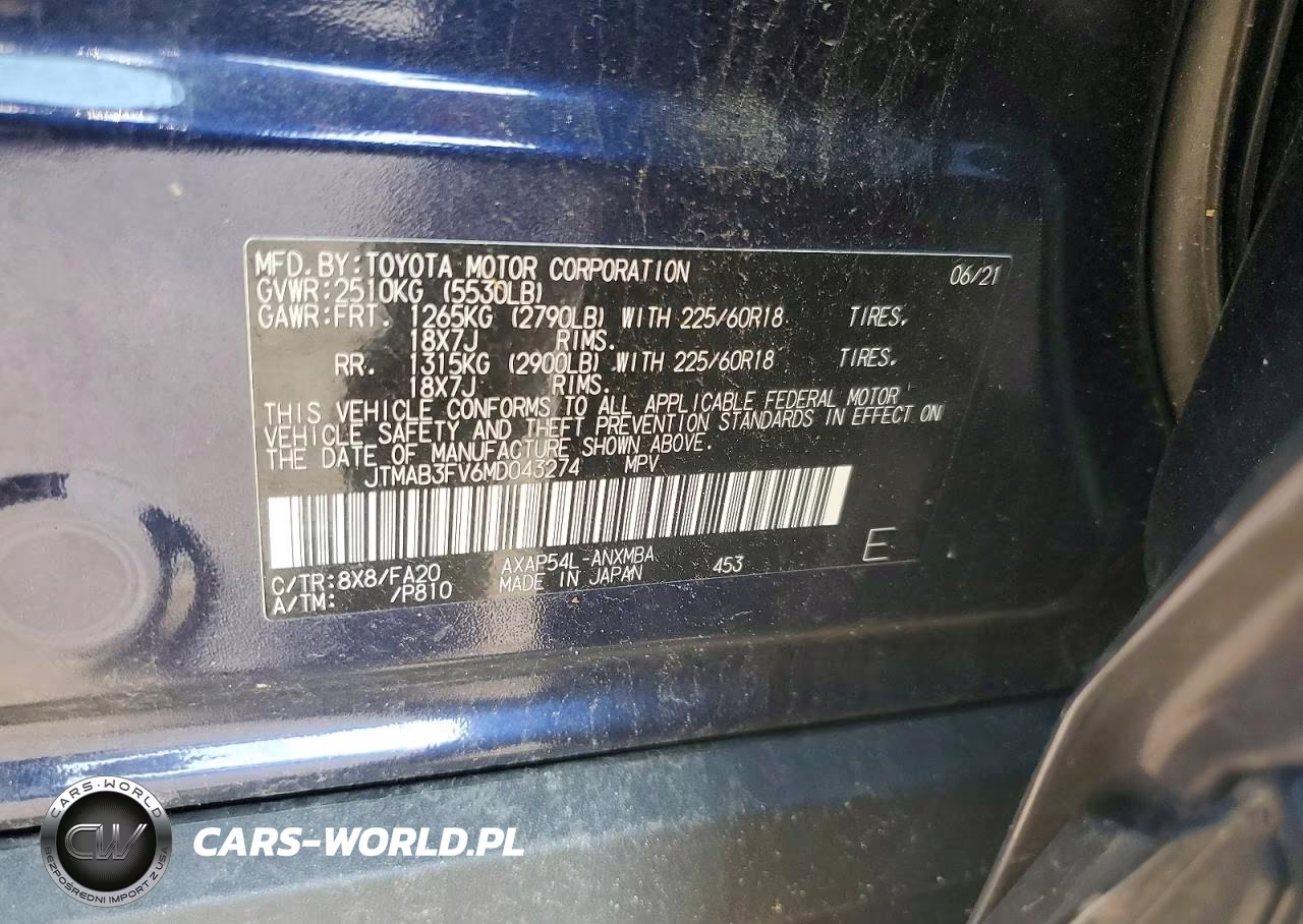 2021 Toyota Rav4 Prime Se VIN:JTMAB3FV6MD043274 - 13