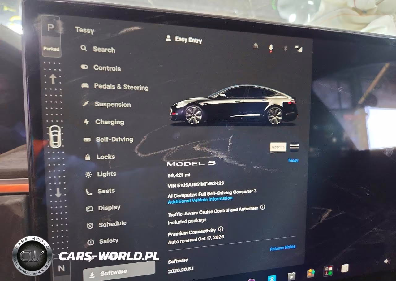 2021 Tesla Model S VIN:5YJSA1E51MF453423 - 9