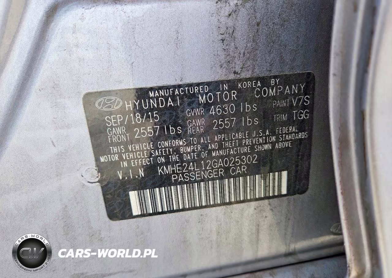 2016 Hyundai Sonata Hybrid Se VIN:KMHE24L12GA025302 - 12