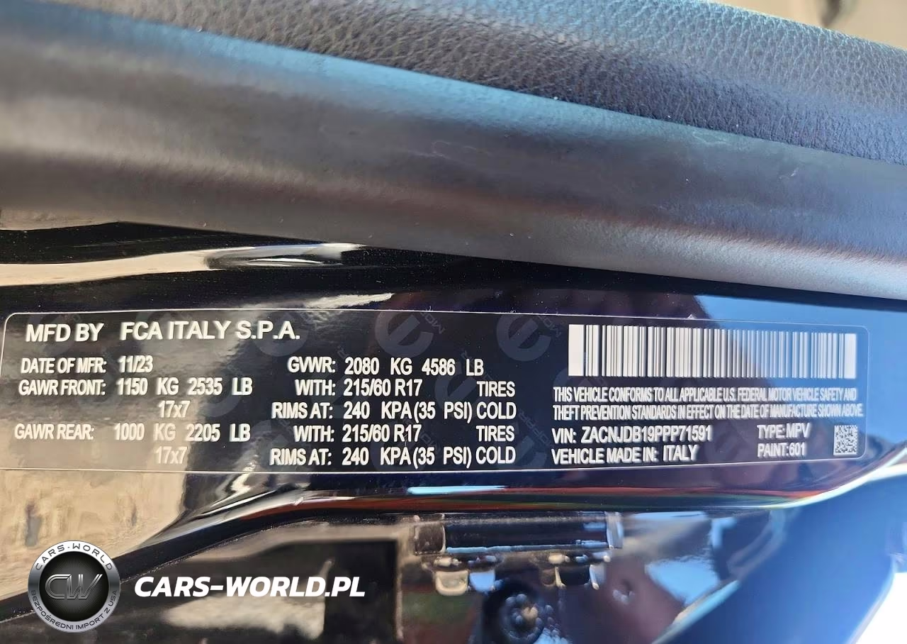 2023 Jeep Renegade Latitude VIN:ZACNJDB19PPP71591 - 13
