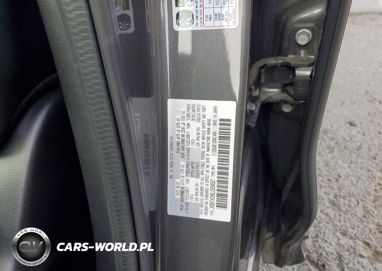 2020 Mazda Cx-5 Touring VIN:JM3KFACM8L0834587 - 12