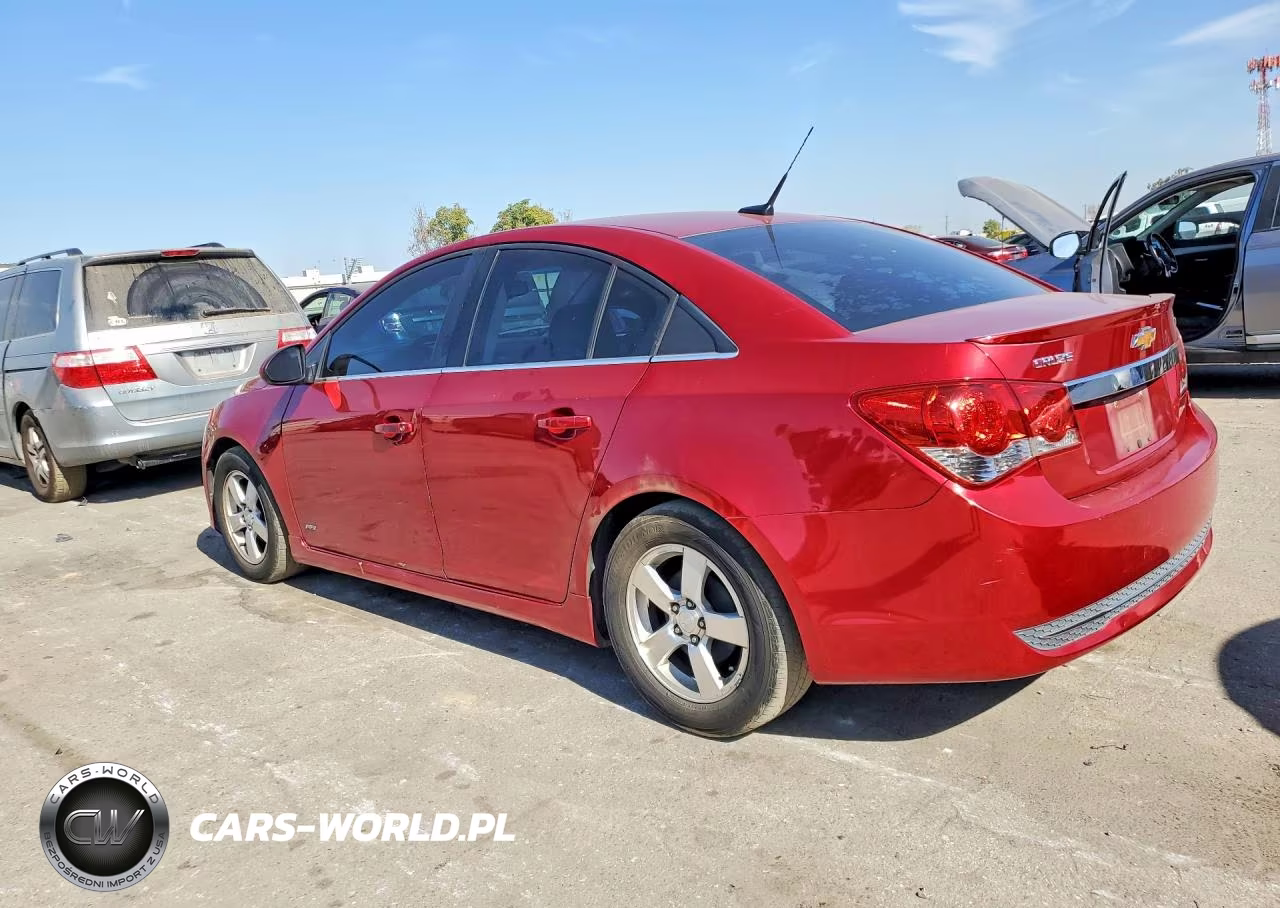 2012 Chevrolet Cruze Lt VIN:1G1PF5SC2C7227857 - 2