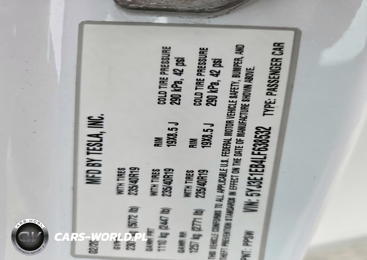 2020 Tesla Model 3 VIN:5YJ3E1EB4LF638532 - 13