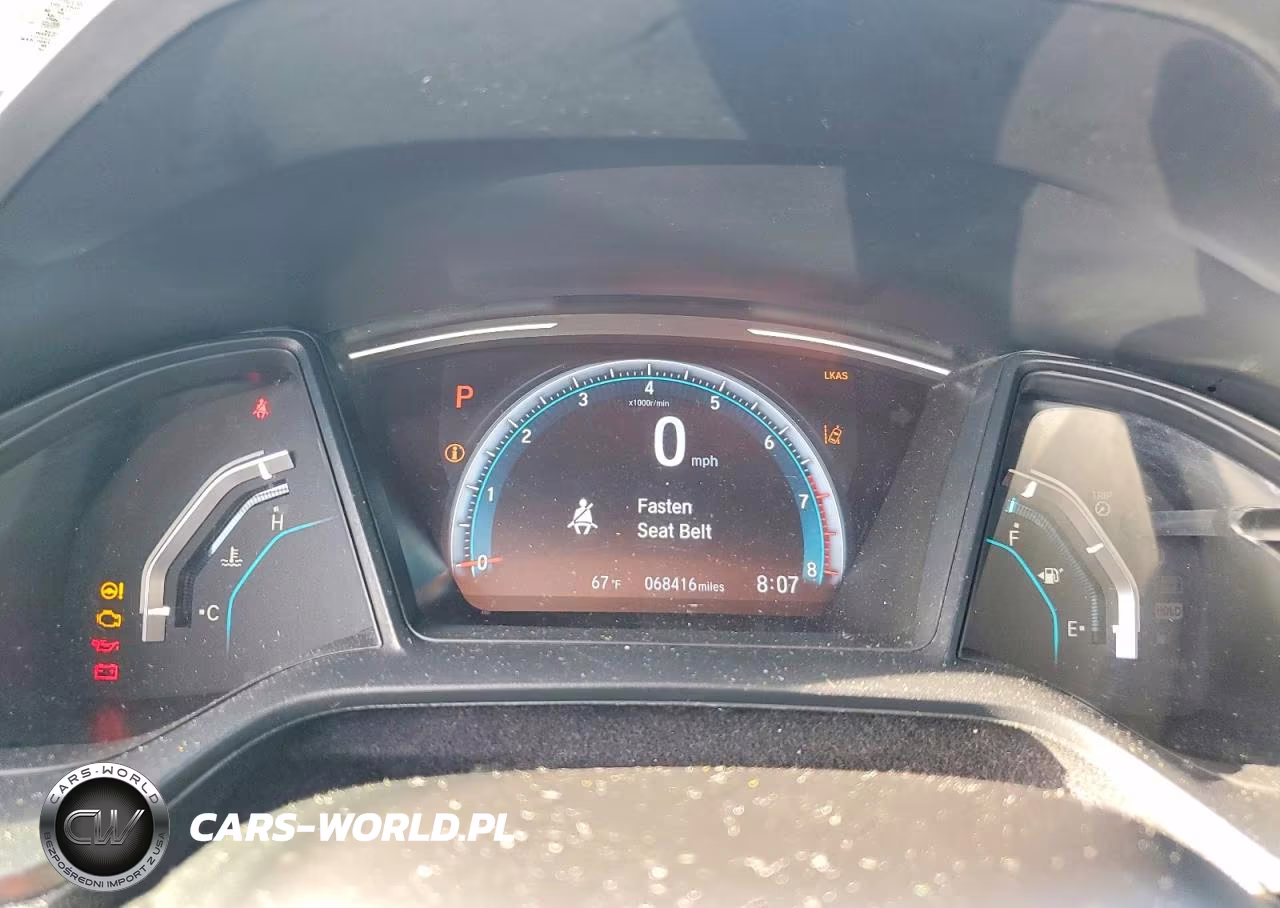 2019 Honda Civic Lx VIN:2HGFC2F67KH594059 - 9